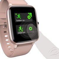 Hama Smartwatch "Fit Watch 5910", GPS, wasserdicht, Herzfrequenz, Kalorien, Rosé