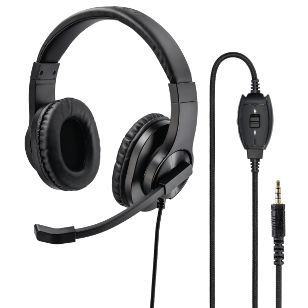 Hama PC-Office-Headset "HS-P350", Stereo, Schwarz